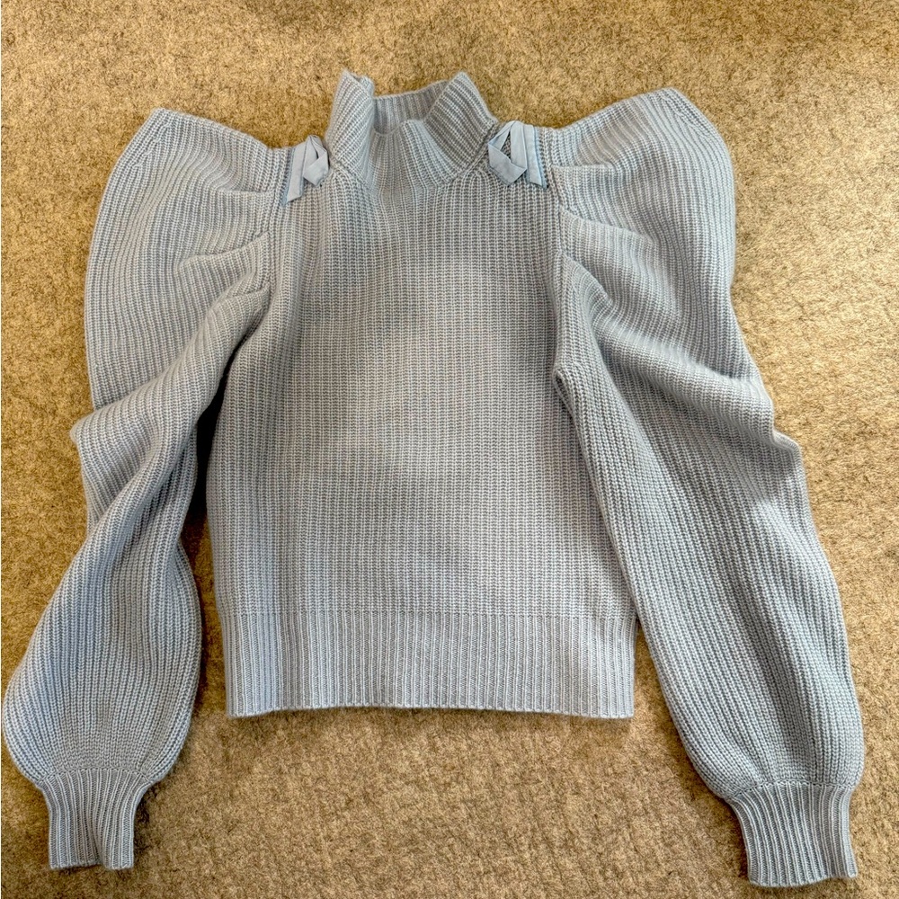 LoveShackFancy cashmere sweater. Cozy and stylish!